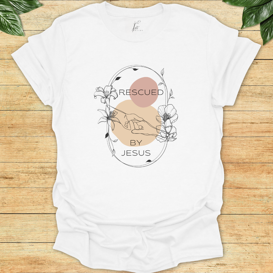 Rescued by Jesus T-shirt