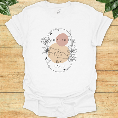 Rescued by Jesus T-shirt