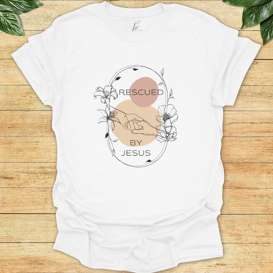 Rescued by Jesus T-shirt
