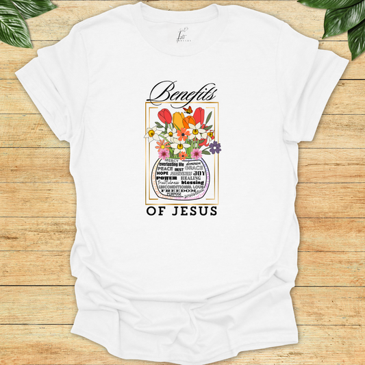 Benefits of Jesus T-shirt