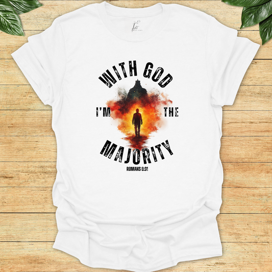 The Majority with God T-shirt