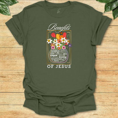 Benefits of Jesus T-shirt