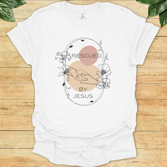 Rescued by Jesus T-shirt